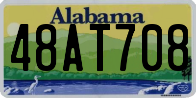 AL license plate 48AT708