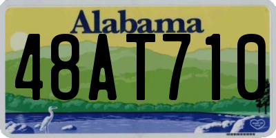 AL license plate 48AT710