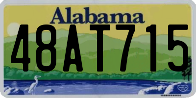 AL license plate 48AT715