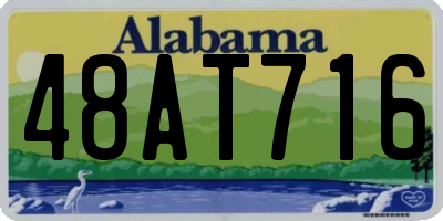 AL license plate 48AT716