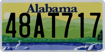 AL license plate 48AT717