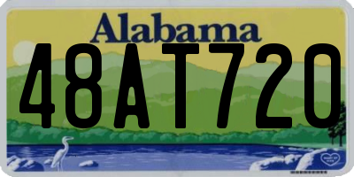 AL license plate 48AT720