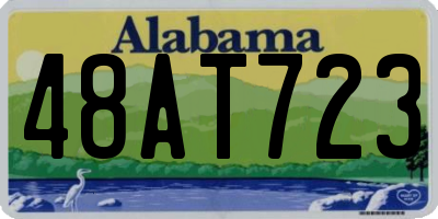 AL license plate 48AT723