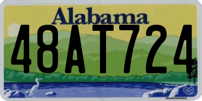 AL license plate 48AT724