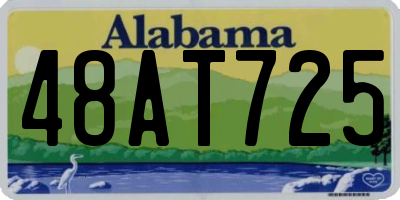 AL license plate 48AT725