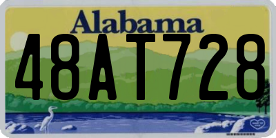 AL license plate 48AT728