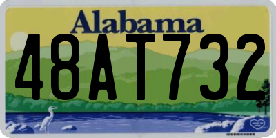 AL license plate 48AT732