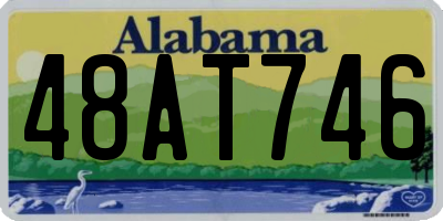 AL license plate 48AT746