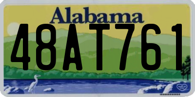 AL license plate 48AT761