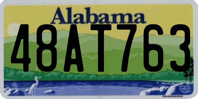 AL license plate 48AT763