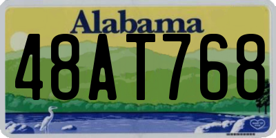 AL license plate 48AT768
