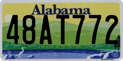 AL license plate 48AT772