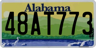 AL license plate 48AT773