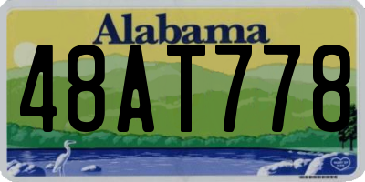 AL license plate 48AT778