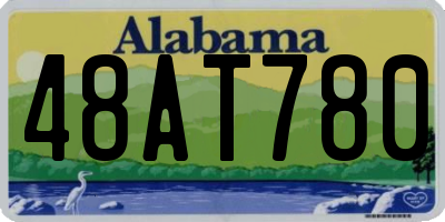 AL license plate 48AT780