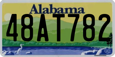 AL license plate 48AT782