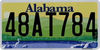 AL license plate 48AT784