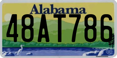 AL license plate 48AT786