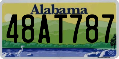 AL license plate 48AT787