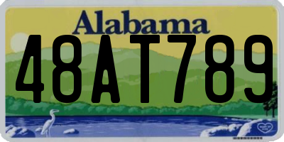AL license plate 48AT789