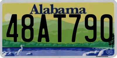 AL license plate 48AT790