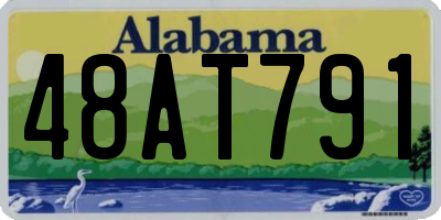 AL license plate 48AT791