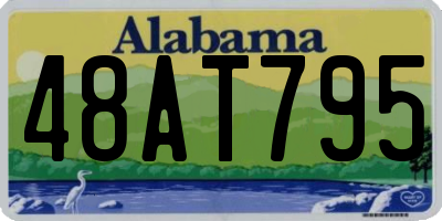 AL license plate 48AT795