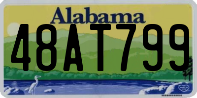 AL license plate 48AT799