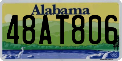 AL license plate 48AT806