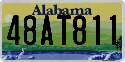 AL license plate 48AT811