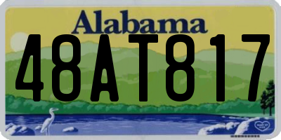 AL license plate 48AT817