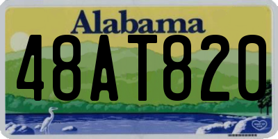 AL license plate 48AT820