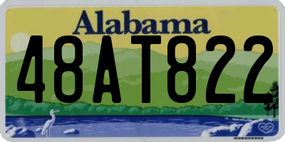 AL license plate 48AT822