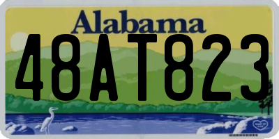 AL license plate 48AT823