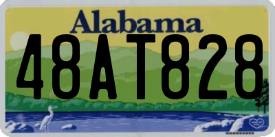 AL license plate 48AT828