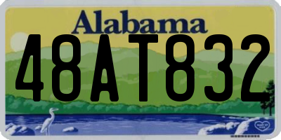 AL license plate 48AT832
