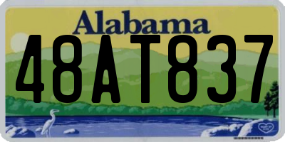 AL license plate 48AT837