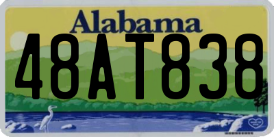 AL license plate 48AT838
