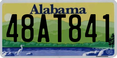 AL license plate 48AT841