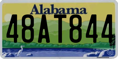 AL license plate 48AT844