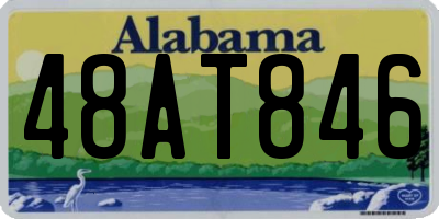 AL license plate 48AT846