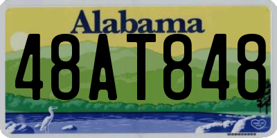 AL license plate 48AT848