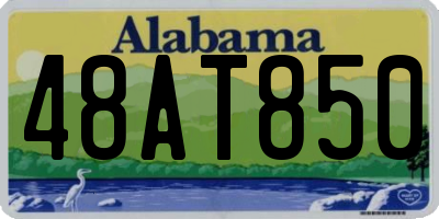AL license plate 48AT850