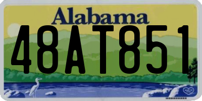 AL license plate 48AT851