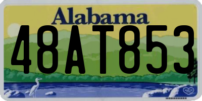 AL license plate 48AT853
