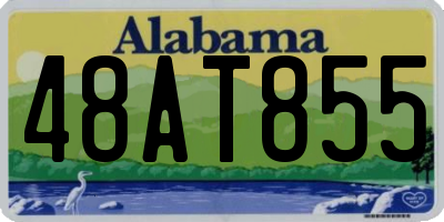 AL license plate 48AT855