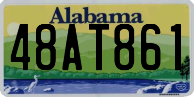 AL license plate 48AT861