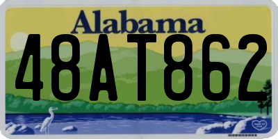 AL license plate 48AT862