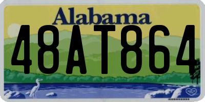 AL license plate 48AT864