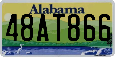 AL license plate 48AT866